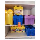 Empty LEGO boxes