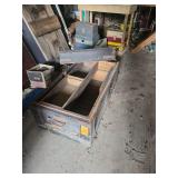 Antique wooden tool box