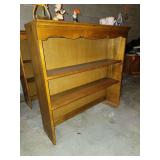 Solid wood bookshelf NO CONTENTS ON TOP OF IT BOOKCASE ONLY