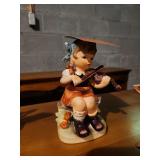 Vintage Napcoware Girl on Log Figurine