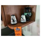 Salt and pepper and vase