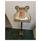 Vintage Brass Lyre Music Stand