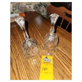 Vintage Crystal Hand Bells