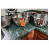 Stainless stainless steel mixing bowls