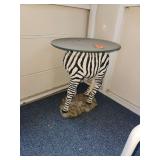 2ft tall Zebra table