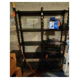 Wooden shelving unit no contents