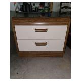 2 drawer end table