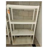 4.5 ft plastic shelf