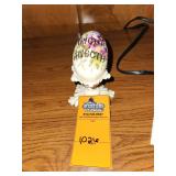 Porcelain egg with stand