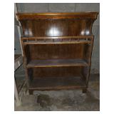 Vintage solid maple bookshelf
