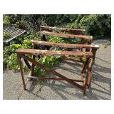 (4) Steel Sawhorses