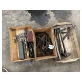 Sockets, Taps, C Clamps, Tools, Misc.
