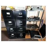 File Cabinets, Shelf, Chair