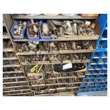 Shelf & Qty. of Assorted Hardware, Copper Fittings