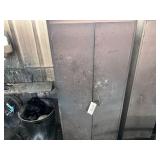Metal Cabinet/Contents (Sander, Disc Rolls, Misc.)