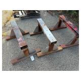 3 Steel Low Sawhorses