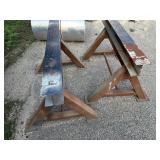 2 Steel Low Sawhorses