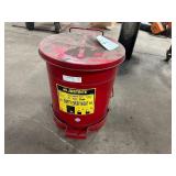 Justrite Oily Waste Can