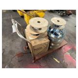 Hydraulic Lift Platform Cart & Qty. Welding Wire