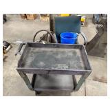 4 Wheel Shop Cart, Air Hose, Chair