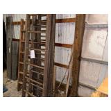 Wooden Step & Several Rung Ladders