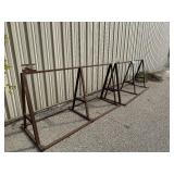 (2) A Frame Steel Racks