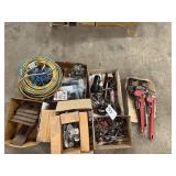 Pipe Wrenches, Dies, Tools, Miscellaneous
