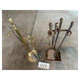 (2) Fireplkace tool caddys