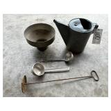 Watering can, ladles and dippers, metal separator