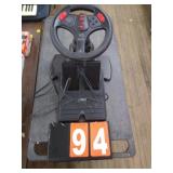 PLAYSTATION STEERING WHEEL & PEDALS PLAYSTATION STEERING WHEEL & PEDALS