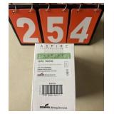 ASPIRE 10PC. 9521SG ONE GANG WALL PLATE ASPIRE 10PC. 9521SG ONE GANG WALL PLATE
