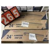 (3) 24" FLUORESCENT STRIP LIGHTS (3) 24" FLUORESCENT STRIP LIGHTS