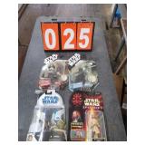 (4) VARIOUS STAR WARS ACTION FIGURE LOT