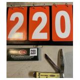CASE XX 3254 HOLY BIBLE 2 BLADE TRAPPER KNIFE CASE XX 3254 HOLY BIBLE 2 BLADE TRAPPER KNIFE