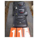 (2) 16 BIT SEGA GENESIS CONSOLES AND ORIG. SEGA