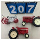 ERTL 1/16 INTERNATIONAL & FORDSON DIECAST TRACTORS ERTL 1/16 INTERNATIONAL & FORDSON DIECAST TRACTORS
