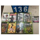 9 VARIOUS X BOX GAMES