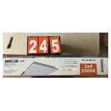 NICOR LED T3C TROFFER 24"X48" FLUSHMOUINT LIGHT NICOR LED T3C TROFFER 24"X48" FLUSHMOUINT LIGHT