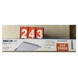 NICOR LED T3C TROFFER 24"X48" FLUSHMOUINT LIGHT NICOR LED T3C TROFFER 24"X48" FLUSHMOUINT LIGHT