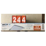 NICOR LED T3C TROFFER 24"X48" FLUSHMOUINT LIGHT NICOR LED T3C TROFFER 24"X48" FLUSHMOUINT LIGHT