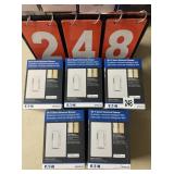 (5) EATON WI-FI SMART UNIVERSAL DIMMER SWITCHES (5) EATON WI-FI SMART UNIVERSAL DIMMER SWITCHES