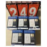 (5) EATON WI-FI SMART UNIVERSAL DIMMER SWITCHES (5) EATON WI-FI SMART UNIVERSAL DIMMER SWITCHES