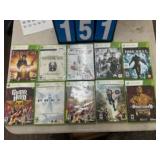 10 VARIOUS XBOX 360 GAMES