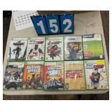 10 VARIOUS XBOX 360 GAMES