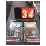 (2) STAR WARS ACTION FIGURES & COMIC BOOKS