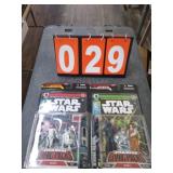 (2) STAR WARS ACTION FIGURES & COMIC BOOKS