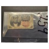 10 CENT FRACTIONAL NOTE SERIES 1874