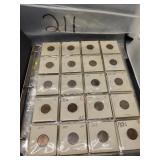 BOOK OF 135 VARIOUS DATE WHEAT PENNIES