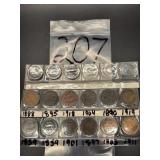 (15) VARIOUS DATES CANADIAN LARGE CENTS