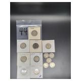 13 VARIOUS DATE BUFFALO HEAD NICKELS